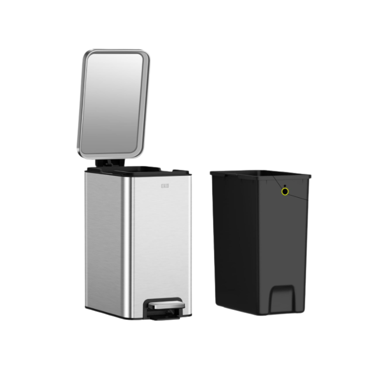 פח פרמיום מלבני נירוסטה מוברשת - 5 ליטר