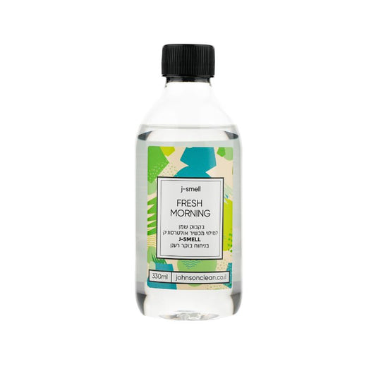 מילוי אולטרסוניק למכשיר J-SMELL בריח פרש מורנינג FRESH MORNING מכיל 330 מ״ל