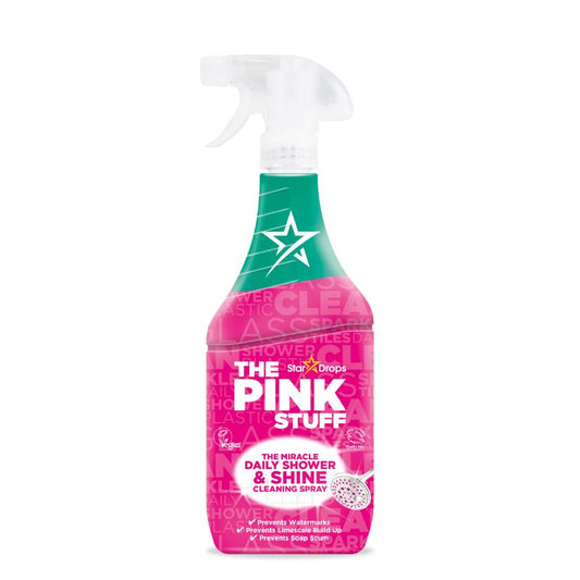 נוזל לניקוי אבנית והברקת מקלחונים PINK STUFF