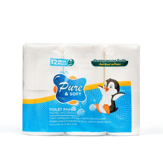 נייר טואלט דו שכבתי רך במיוחד