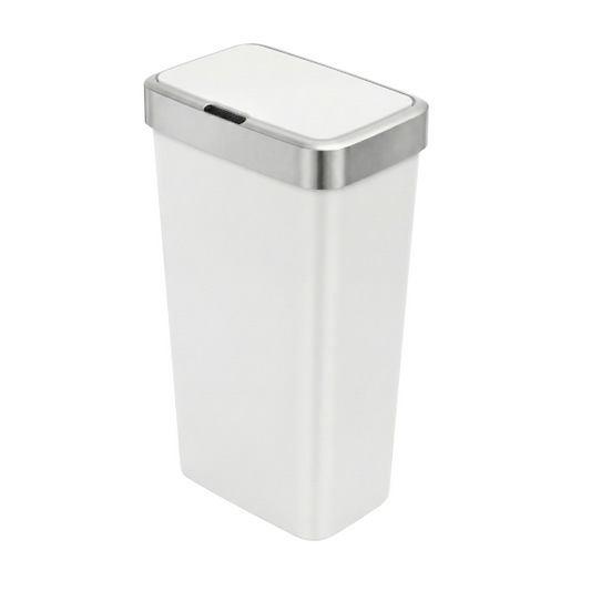 פח אשפה סנסור לבן 50 ליטר – לבן מט