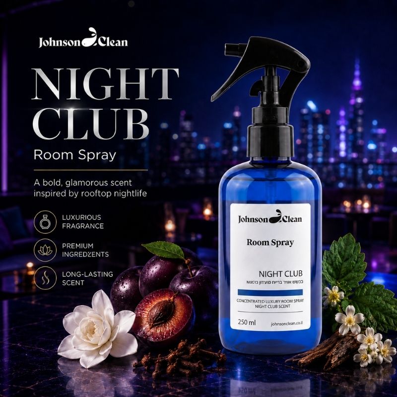 מבשם אוויר רום ספריי בריח NIGHT CLUB