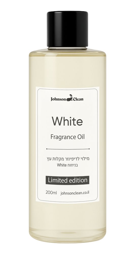 מילוי למפיץ ריח פרימיום 200 מ"ל בריח  WHITE