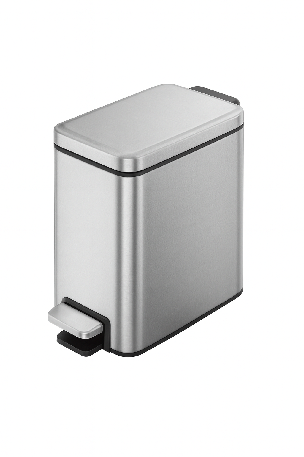 פח פרמיום מלבני נירוסטה מוברשת - 5 ליטר