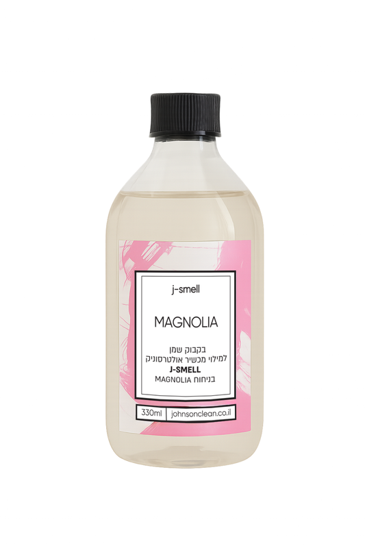 מילוי אולטרסוניק למכשיר J-SMELL בניחוח MAGNOLIA מכיל 330 מ״ל