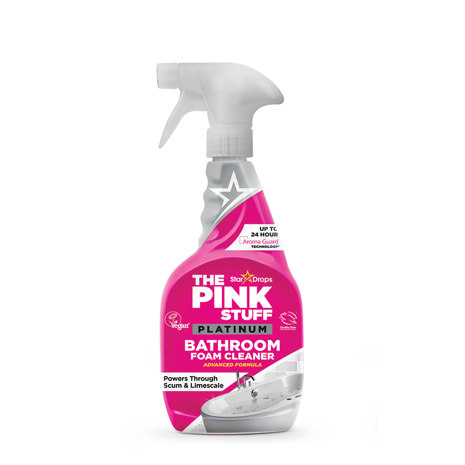 ספריי ניקוי לאמבטיה מסדרת פלטינום THE PINK STUFF