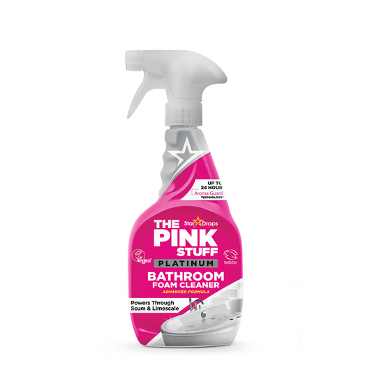 ספריי ניקוי לאמבטיה מסדרת פלטינום THE PINK STUFF